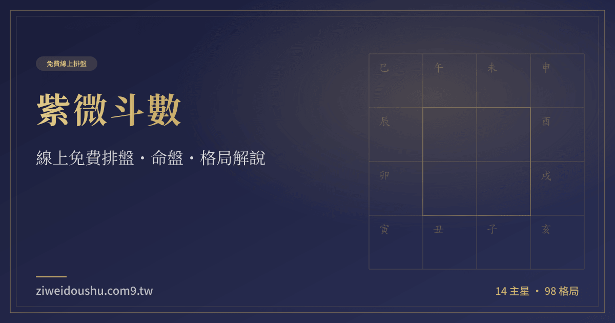紫微斗數-天相星